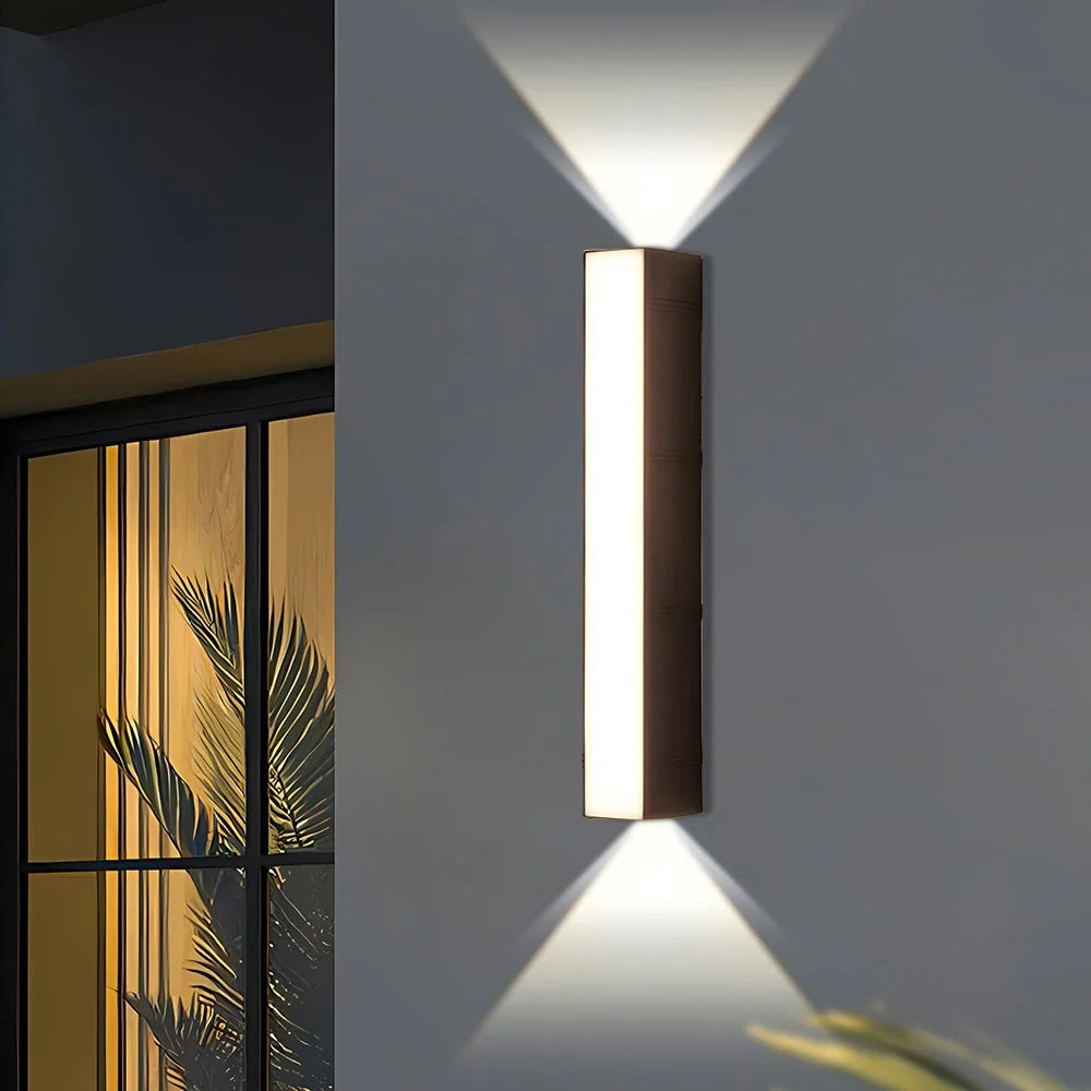 Outdoor Wall Sconce Up & Down LED Matte Black