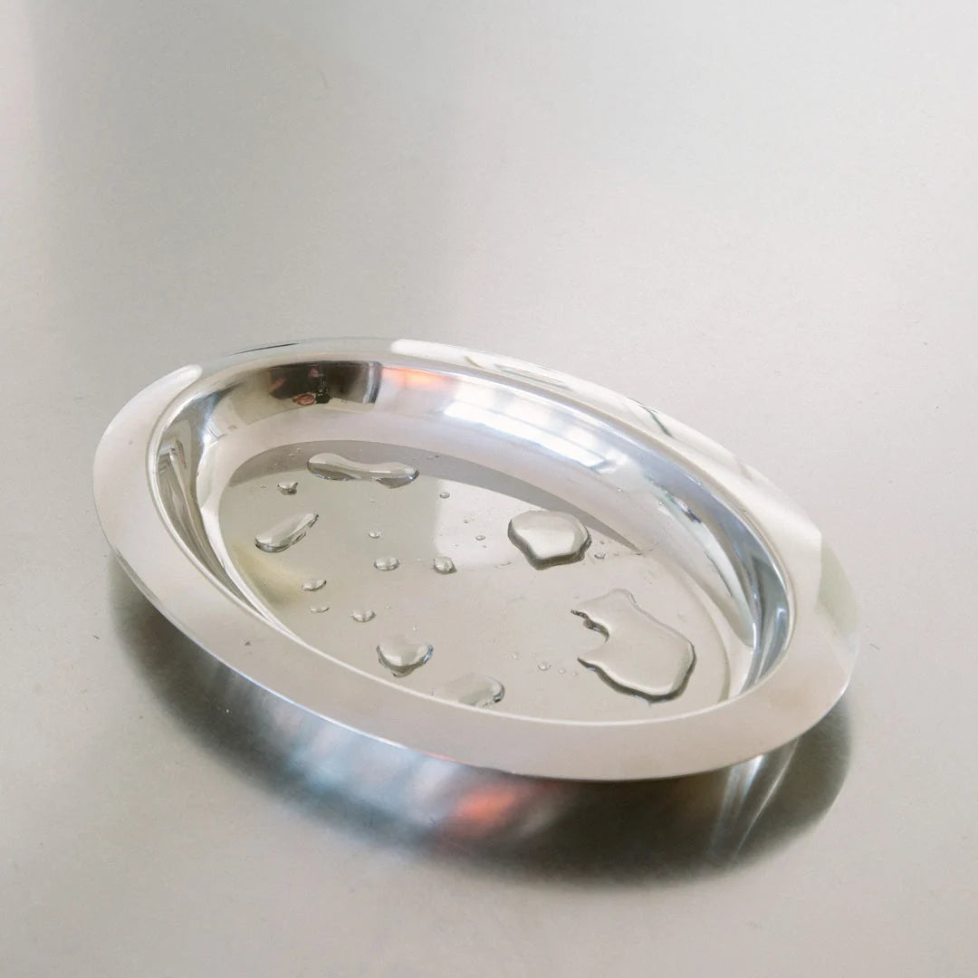 Oval Serving Platter Polished Stainless Steel