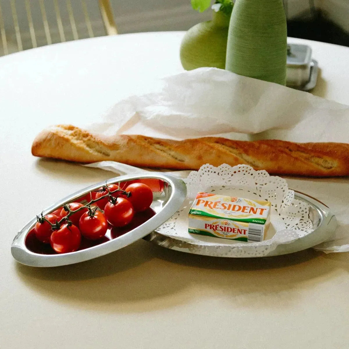 Oval Serving Platter Polished Stainless Steel