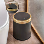 Oval Trash Can Press Lid & Double Inner Bin