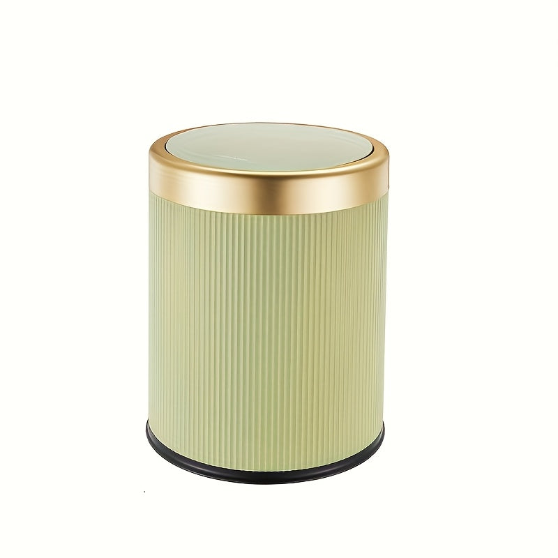 Oval Waste Bin Touchless Lid Sealed Inner Bucket