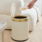 Oval Waste Bin Touchless Lid Sealed Inner Bucket