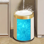 Oval Waste Bin Touchless Lid Sealed Inner Bucket