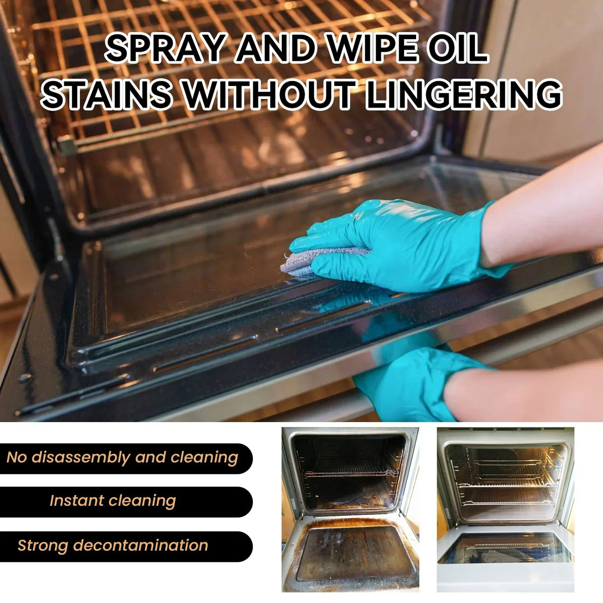 Oven & Grill Cleaner Grease-Dissolving Low-Odor & Fragrance-Free