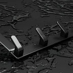 Over-The-Door Coat Rack Stainless Steel 5 Hooks Tool-Free Installation