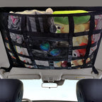 Overhead Cargo Net Double-Layer Mesh Full-Length Zipper