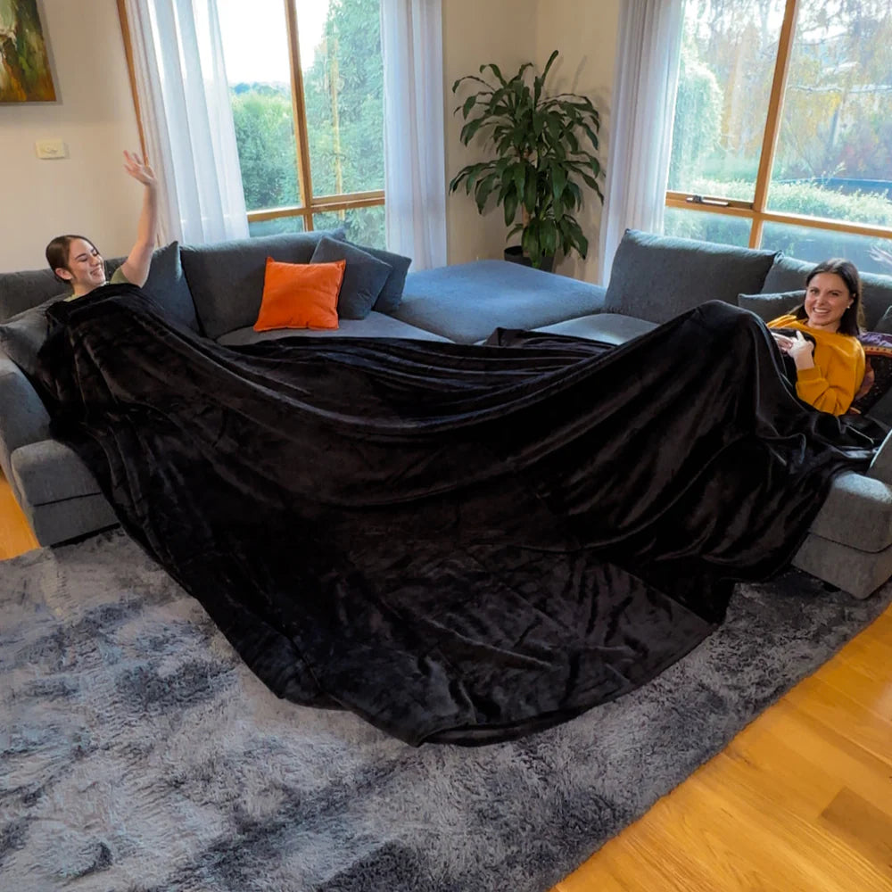 Oversized Blanket Family-Sized Ultra-Soft & Heat-Regulating