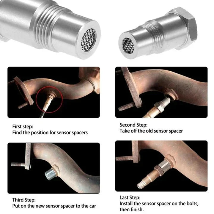 Oxygen Sensor Adapter Compact 18mm Thread Reduces False Alarms