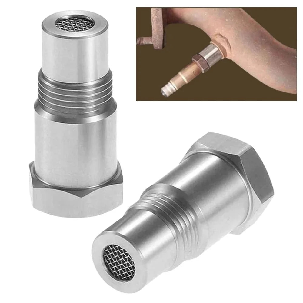 Oxygen Sensor Adapter Flow-Adjusting 0.71 Inch Thread Off-Road Use