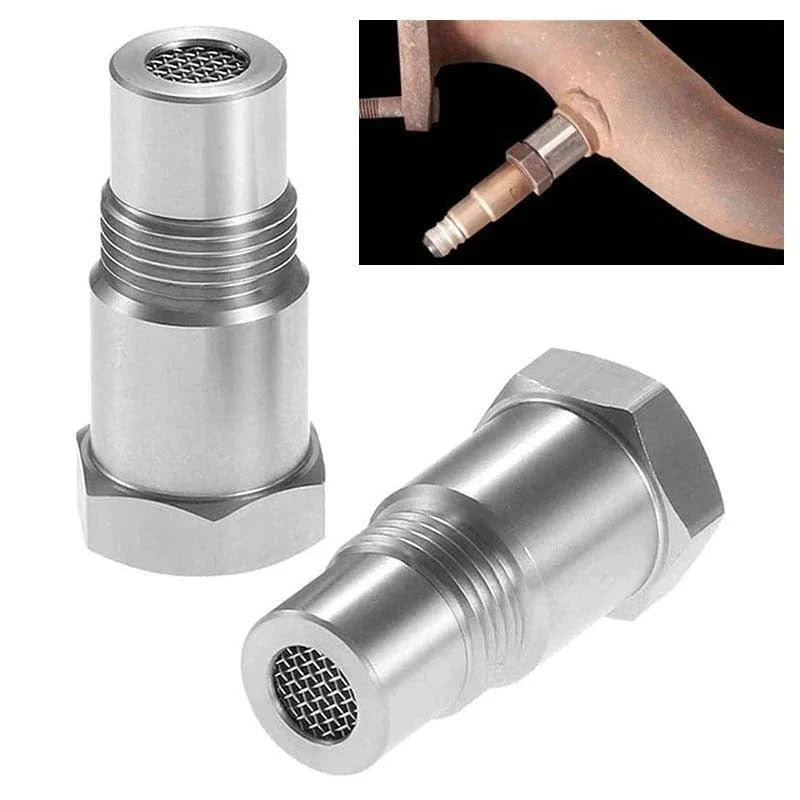 Oxygen Sensor Adapter SS304 M18x1.5 Integrated Catalyst