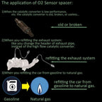 Oxygen Sensor Adapter Signal Stabilizer 18x1.5mm Thread
