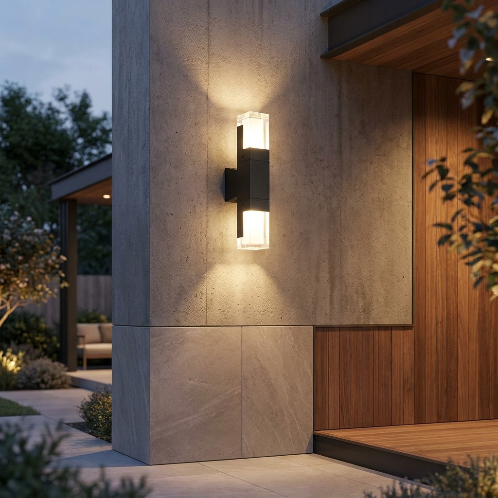 PIR Motion Sensor Weatherproof Outdoor Wall Light