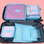 Packing Cubes Set 6-Piece Compression & Breathable Mesh