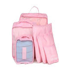 Packing Cubes Set 6-Piece Compression & Breathable Mesh
