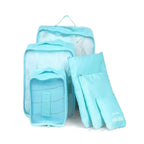 Packing Cubes Set 6-Piece Compression & Breathable Mesh