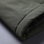 Padded Fleece Jacket Hooded Wind-Resistant Multiple Pockets