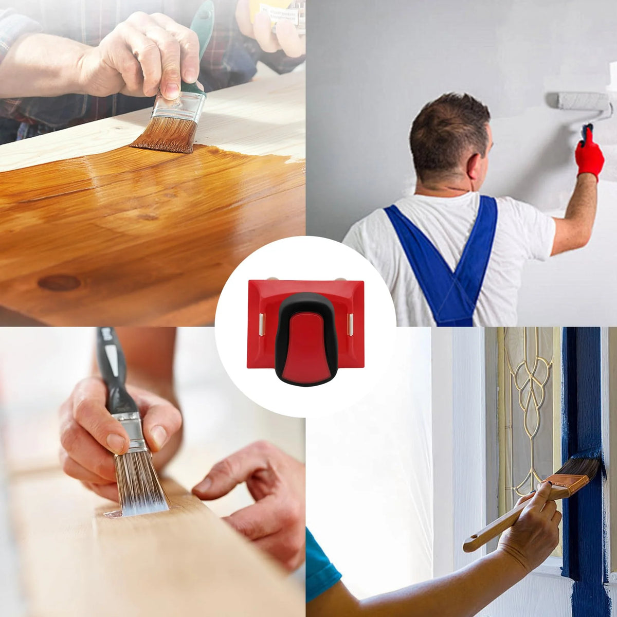 Paint Edge Guide Integrated Roller No Tape