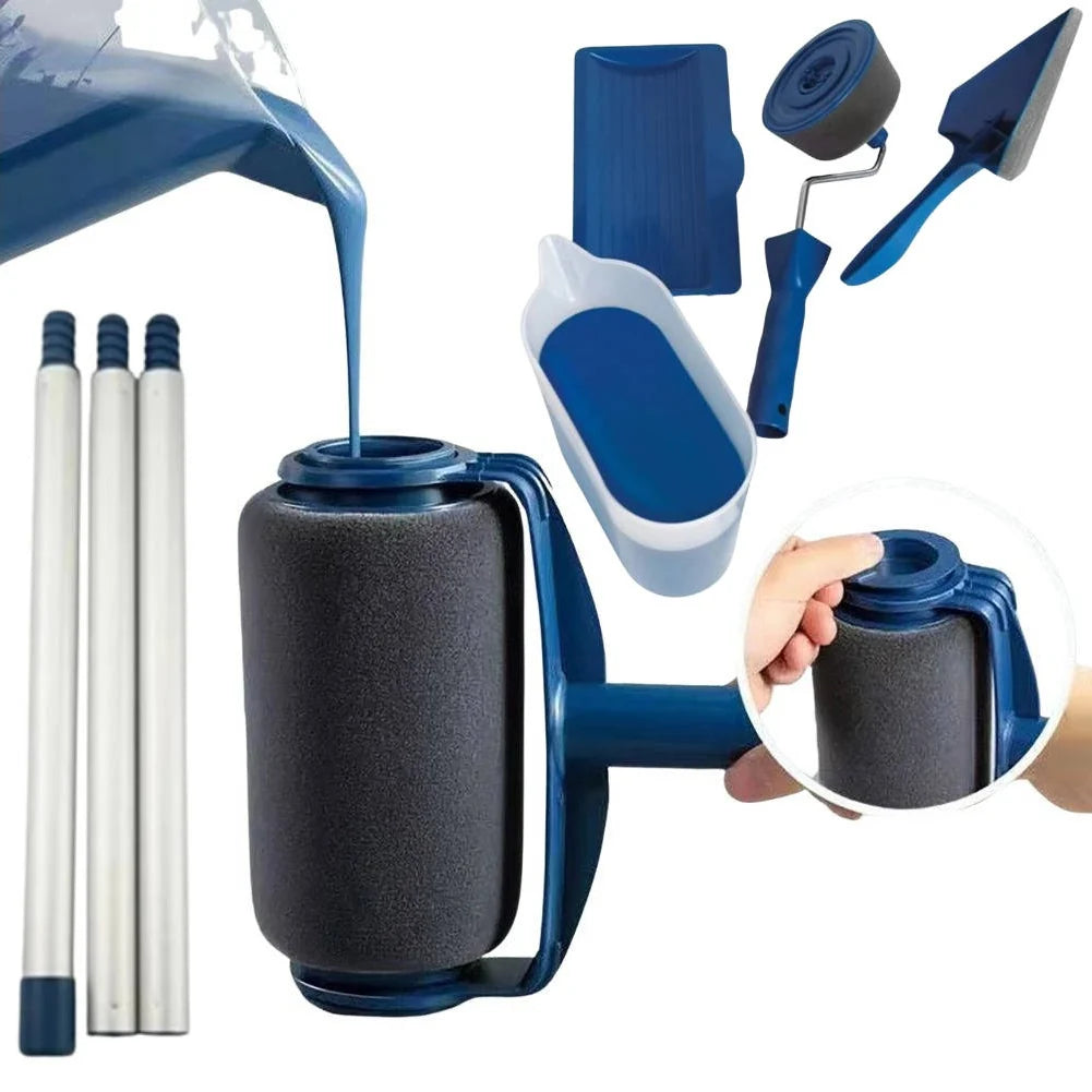 Paint Roller Kit Triangular Self-Filling Drip-Free