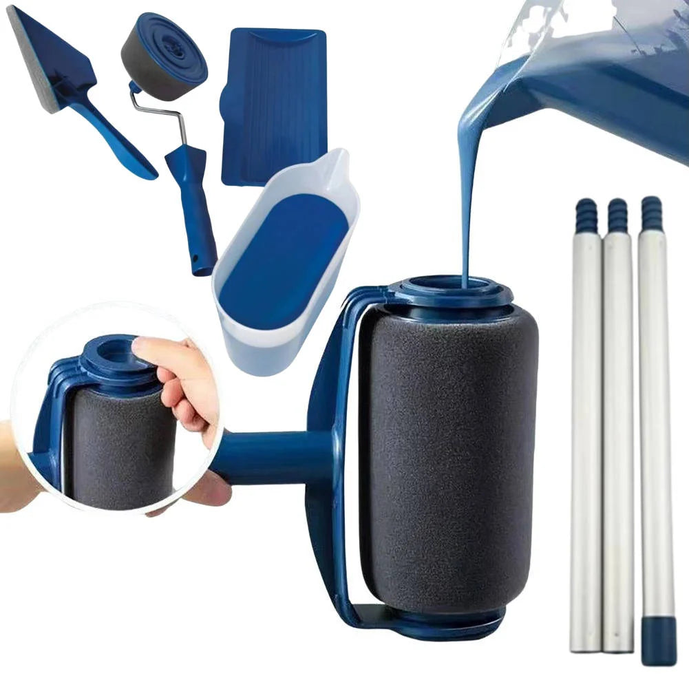 Paint Roller Kit Triangular Self-Filling Drip-Free