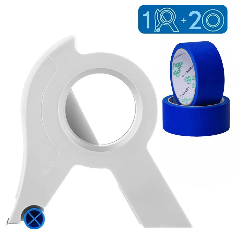 Paint Tape Applicator Roll-On Guide Rails & Cutter