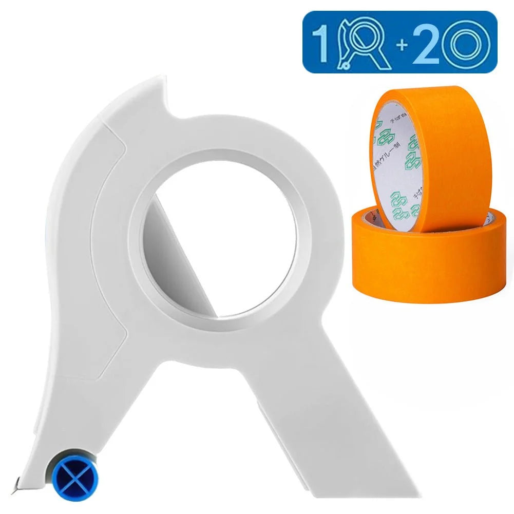 Paint Tape Applicator Roll-On Guide Rails & Cutter