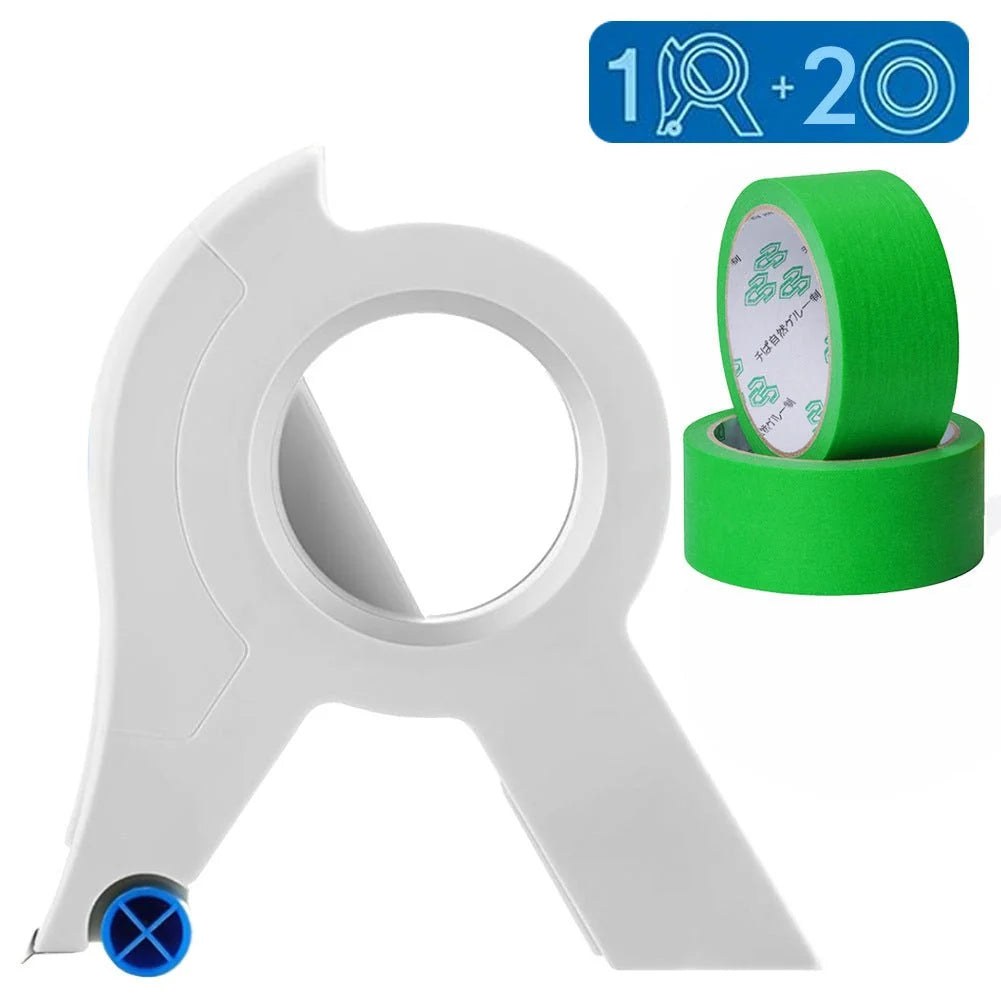 Paint Tape Applicator Roll-On Guide Rails & Cutter