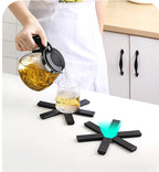 Pan Mat Foldable Hollow Heat-Resistant