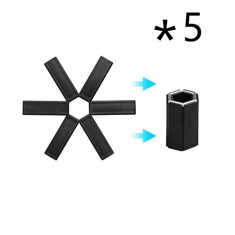 Pan Mat Foldable Hollow Heat-Resistant