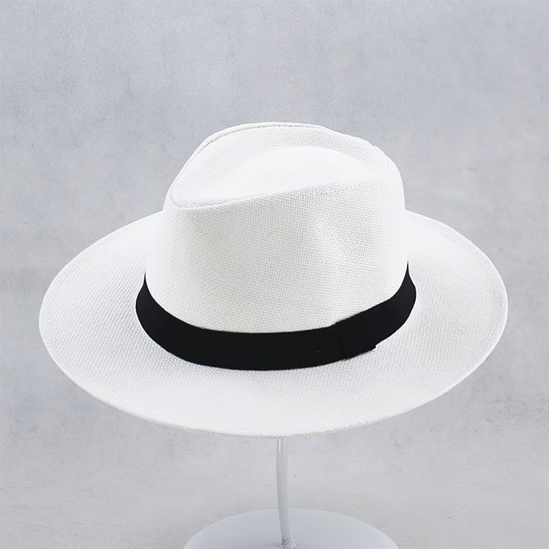 Panama Hat Handwoven Straw UPF 50+ Adjustable Fit