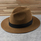 Panama Hat Handwoven Straw UPF 50+ Adjustable Fit