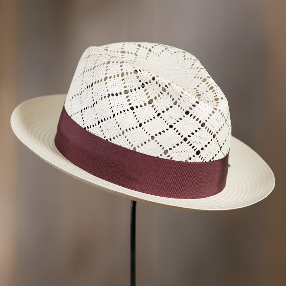 Panama Hat Shantung Paper Straw UPF Sun Protection Ventilated