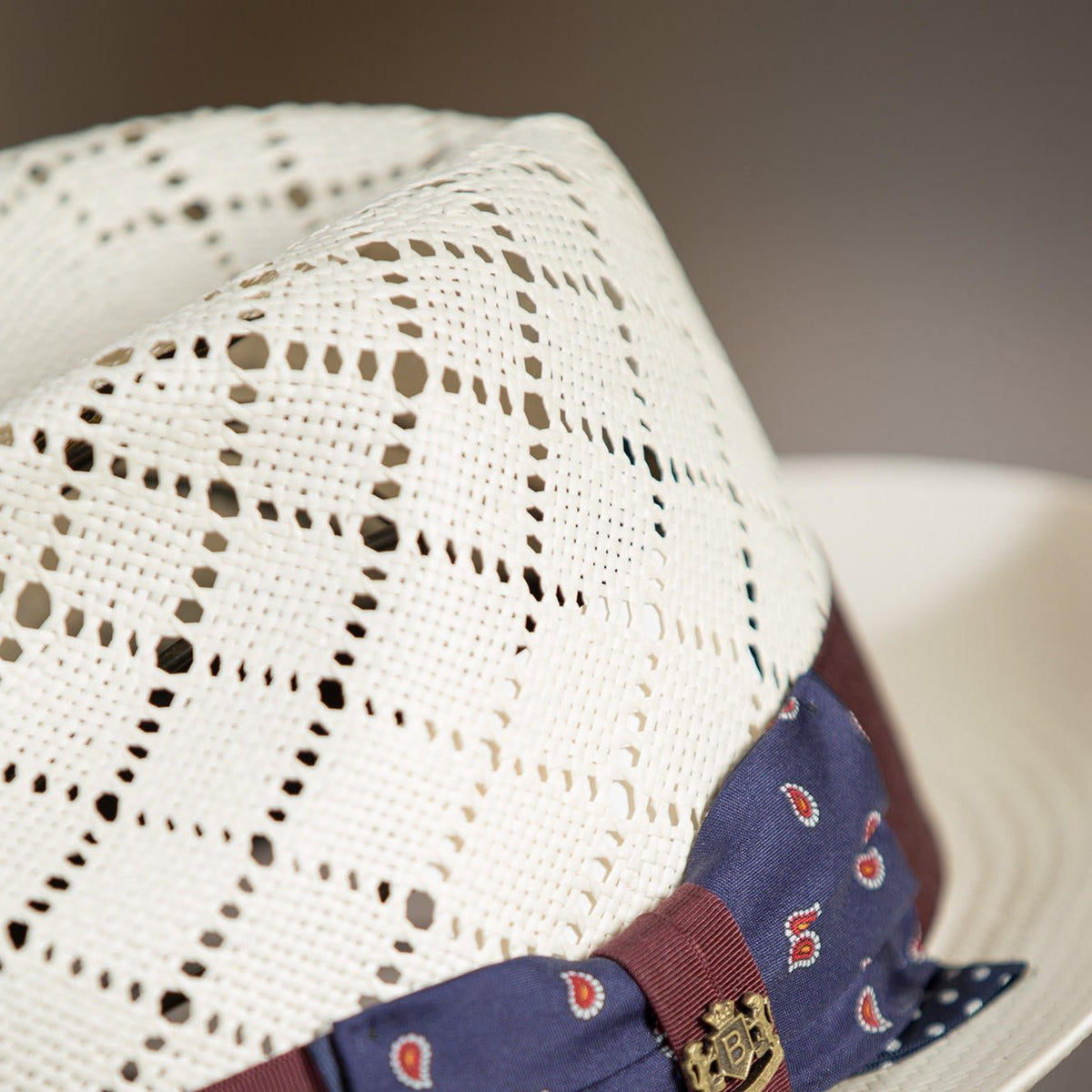 Panama Hat Shantung Paper Straw UPF Sun Protection Ventilated