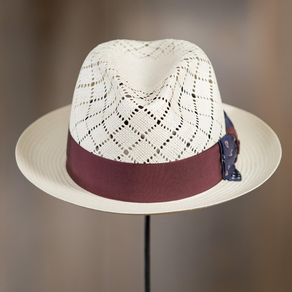 Panama Hat Shantung Paper Straw UPF Sun Protection Ventilated