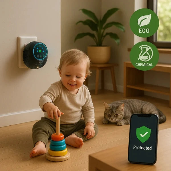 Pantry Moth Vaporizer Fast-Acting Kills Moths Larvae & Eggs