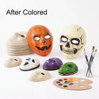 Paper Mache Masks Blank Paintable Set of 14 Biodegradable