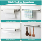 Paper Towel Holder Drill-Free Self-Adhesive Stainless Steel