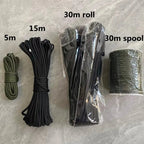 Paracord Rope 550 Military Strength - Outdoor Gear