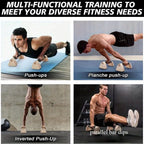Parallel Push-Up Bars Wooden Ergonomic Grip Supports 400 kg