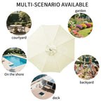 Parasol Replacement Cover Water-Repellent & Ventilated