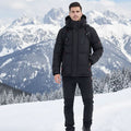 Parka Jacket Waterproof Thermal Insulation Detachable Hood