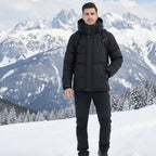 Parka Jacket Waterproof Thermal Insulation Detachable Hood