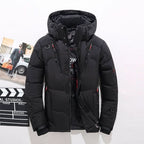 Parka Jacket Waterproof Thermal Insulation Detachable Hood