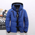 Parka Jacket Waterproof Thermal Insulation Detachable Hood