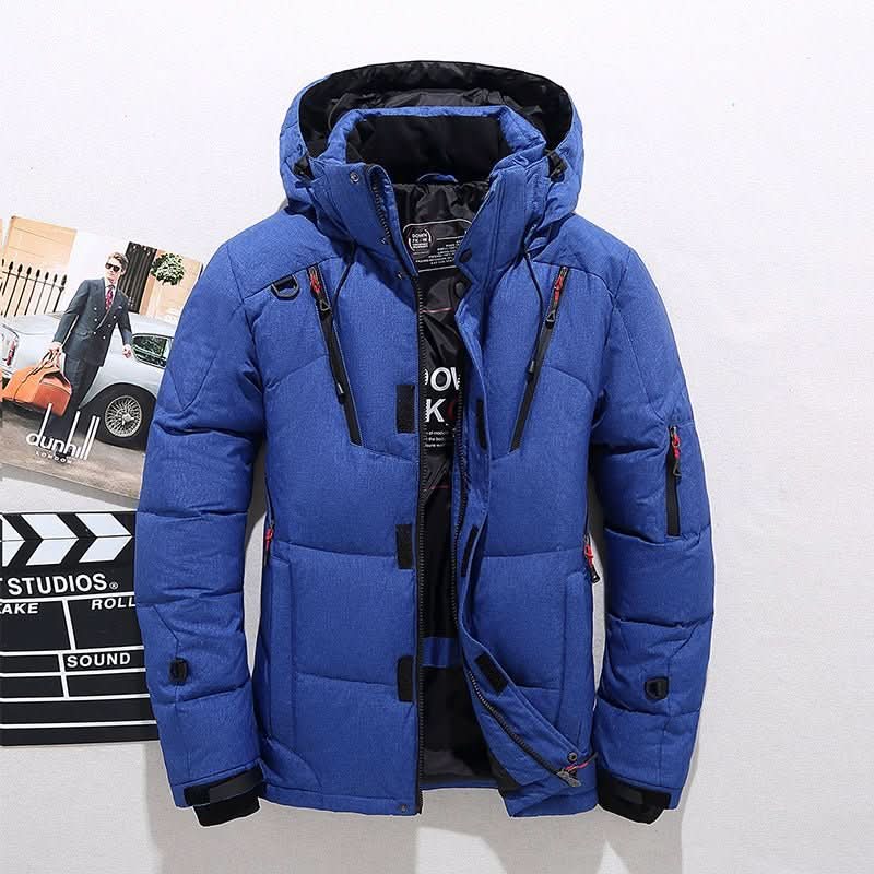 Parka Jacket Waterproof Thermal Insulation Detachable Hood