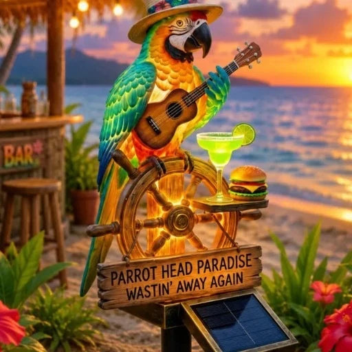 Parrot Figurine Handcrafted Polyresin Indoor Outdoor