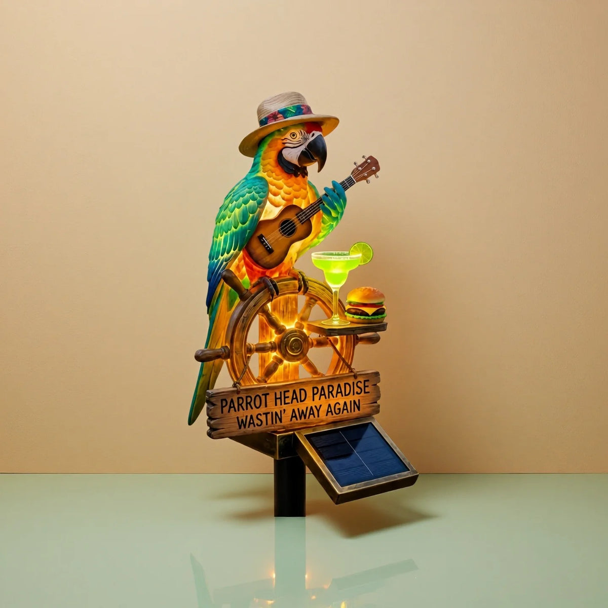 Parrot Figurine Handcrafted Polyresin Indoor Outdoor