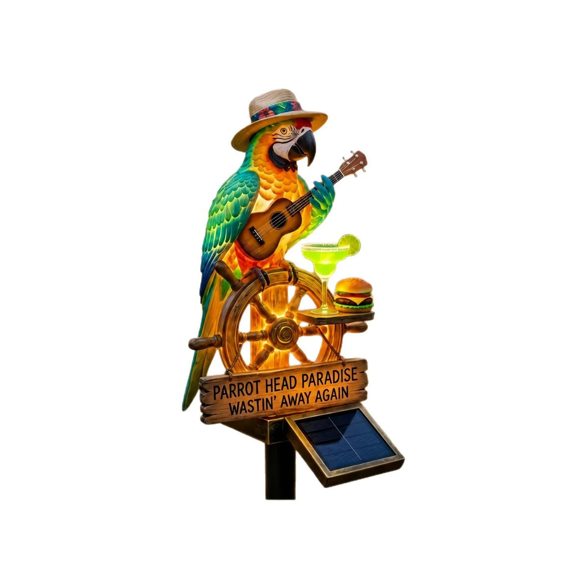 Parrot Figurine Handcrafted Polyresin Indoor Outdoor