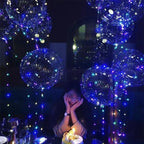 Party Balloon Color-Changing LED Natural Latex & Reusable Base