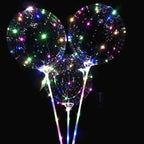 Party Balloon Color-Changing LED Natural Latex & Reusable Base