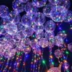 Party Balloon Color-Changing LED Natural Latex & Reusable Base